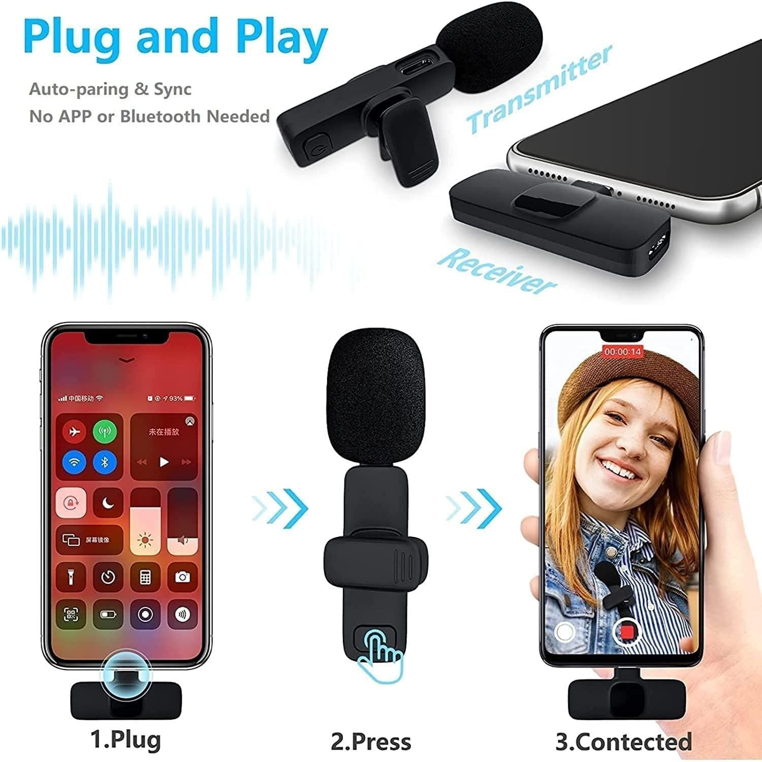 Wireless Lavalier Microphone – Clear Sound, Anytime, Anywhere