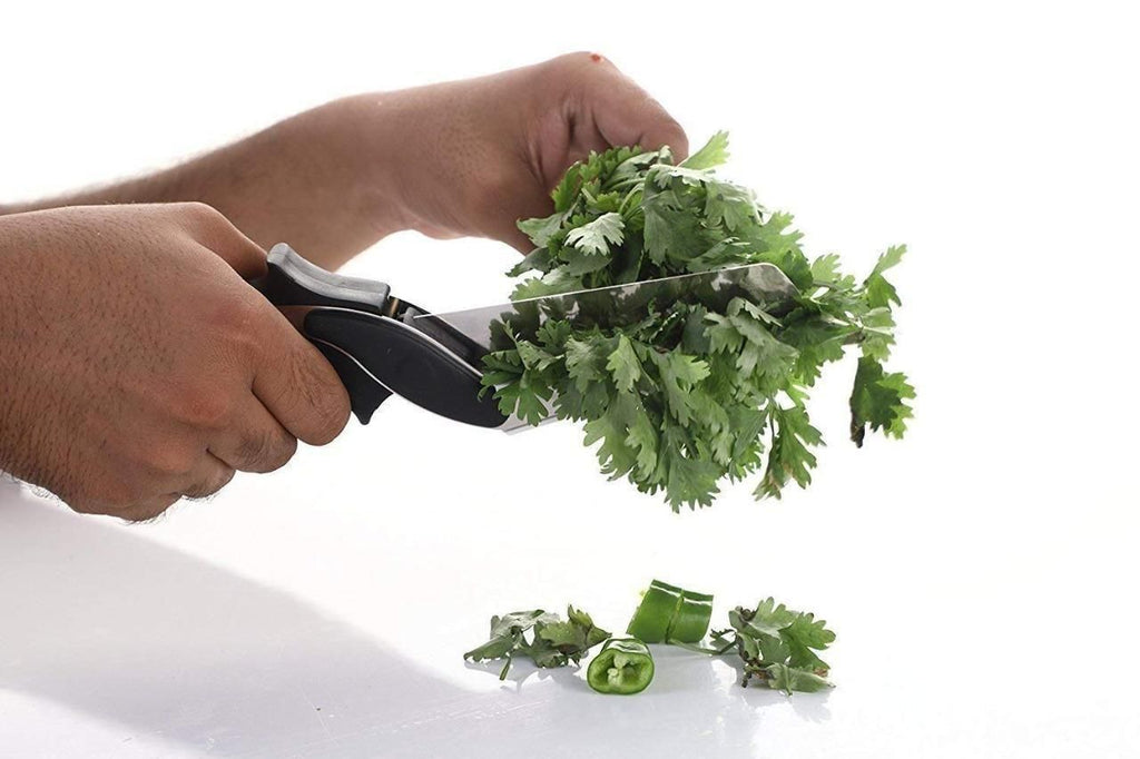 Clever Cutter – 2-in-1 Kitchen Knife & Cutting Board | Stainless Steel Food Chopper