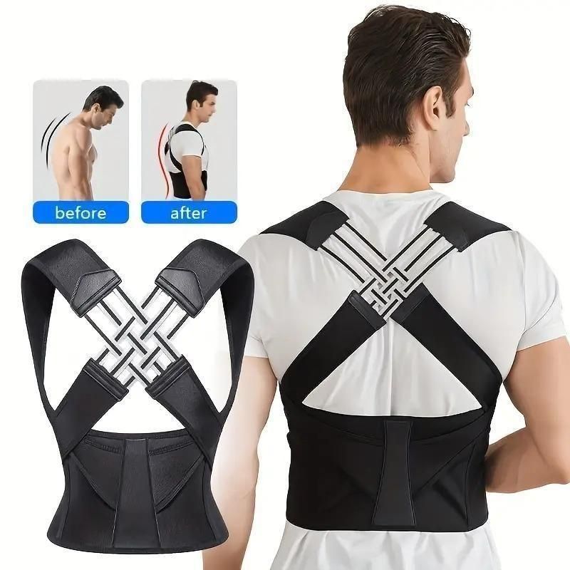 Adjustable Back Posture Corrector Belt – Relieves Slouching & Back Pain | Unisex Free Size