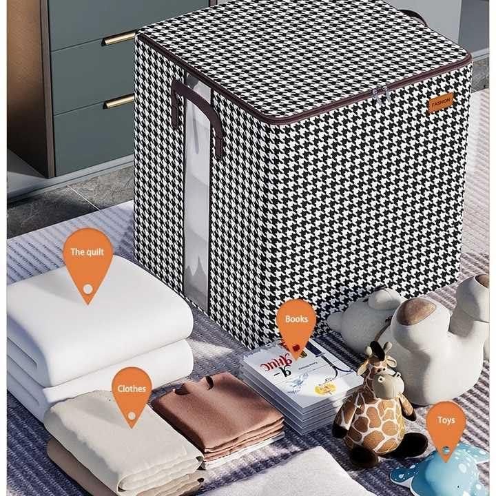 Multi-Purpose Collapsible Storage Bag (180L | Non-Woven | Foldable Organizer)