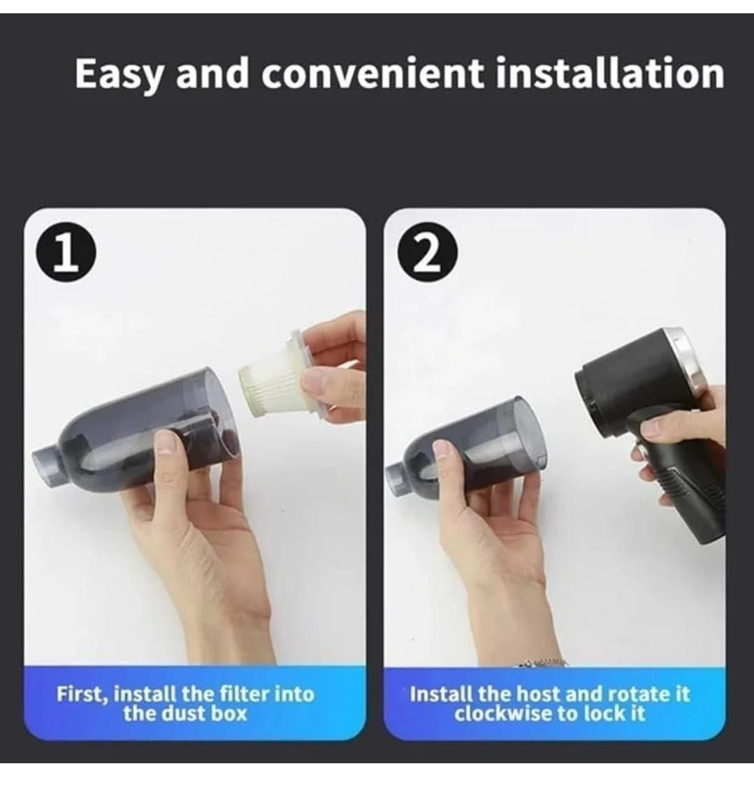 Portable Mini Vacum Cleaner & Air Duster | Wireless Handheld Dust Remover